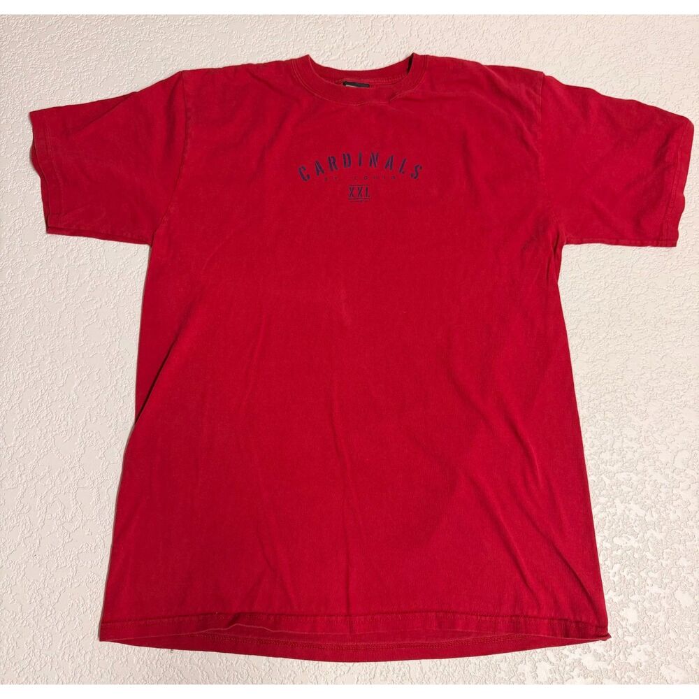 St. Louis Cardinals Gear For Sports Red T-Shirt L Minimalist MLB